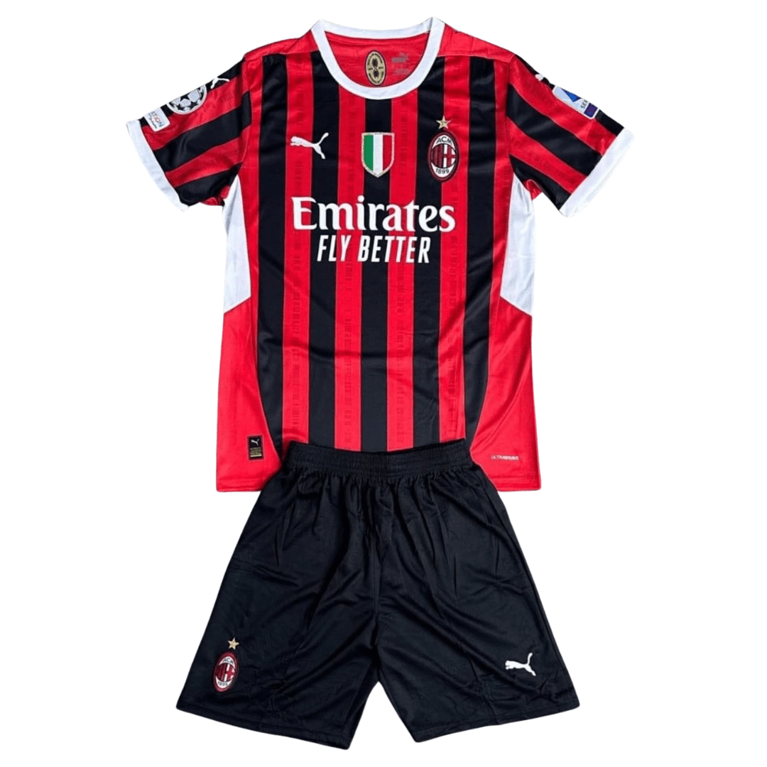 🔴⚫ Conjunto Deportivo AC Milan 2024 – Espíritu de Campeón