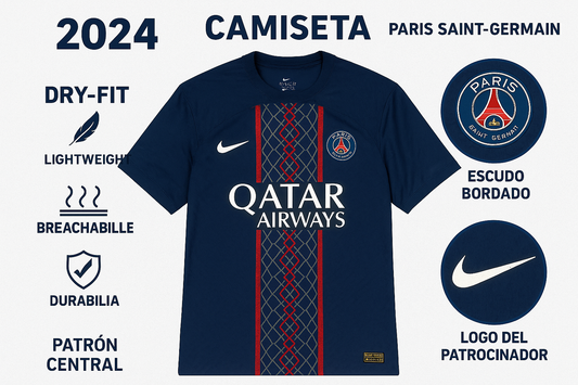 🔵 conjunto Paris Saint-Germain 2024 – Edición Qatar Airways