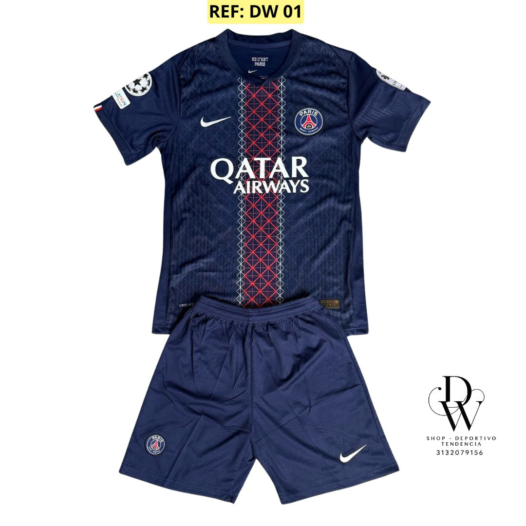 🔵 conjunto Paris Saint-Germain 2024 – Edición Qatar Airways